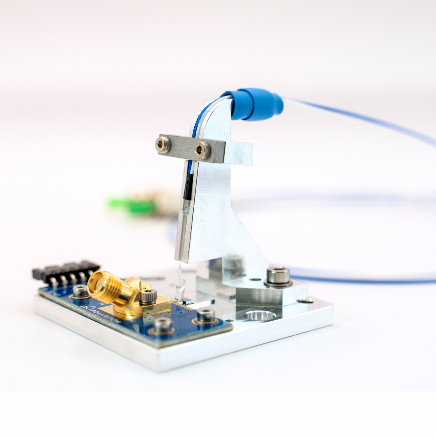 C Band 70 GHz Plasmonic
Mach-Zehnder Modulator