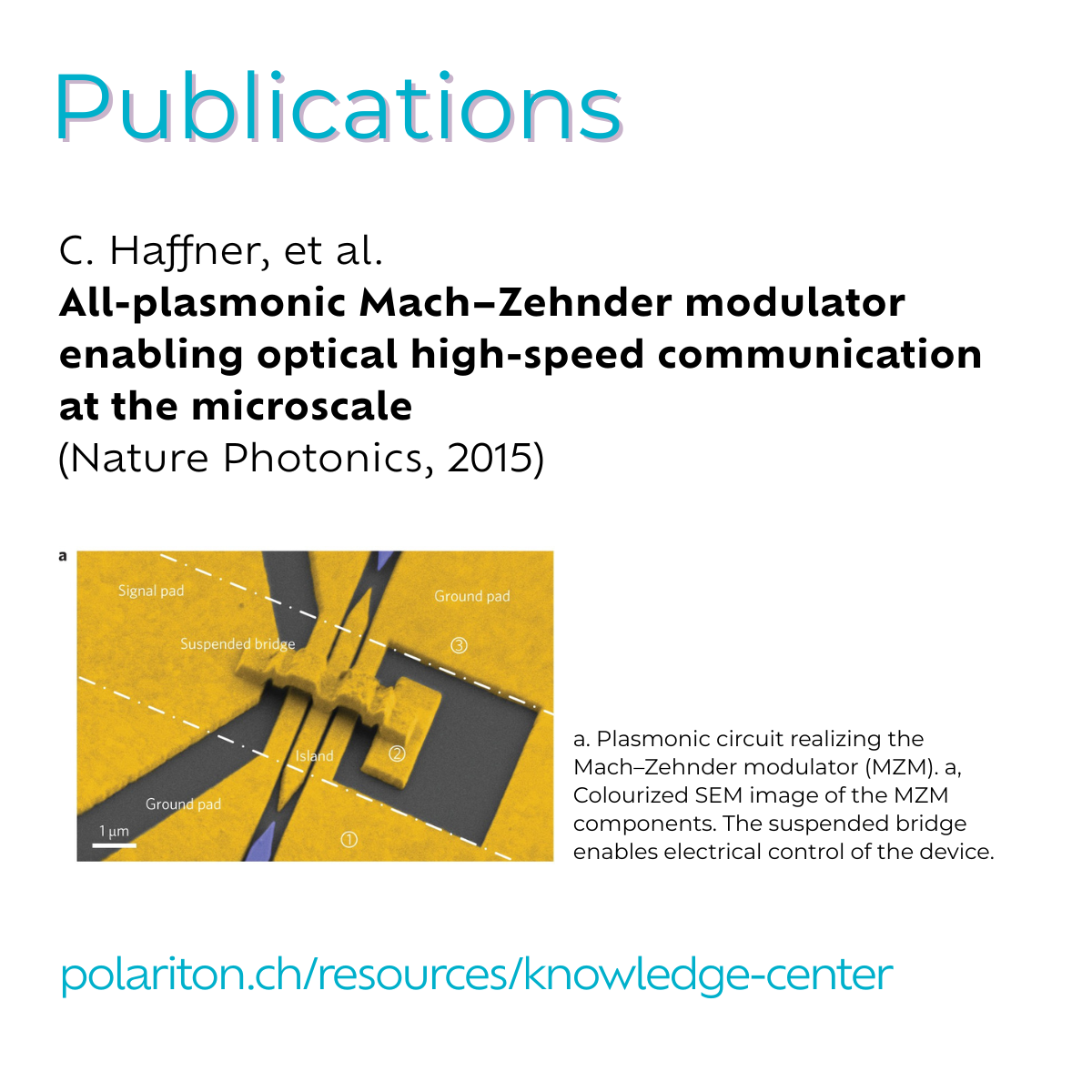 plasmonic Mach–Zehnder modulator